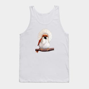 Native American Sparrow Bird Tank Top